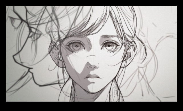 Portret anime: transmiterea personalității cu cerneală și creion