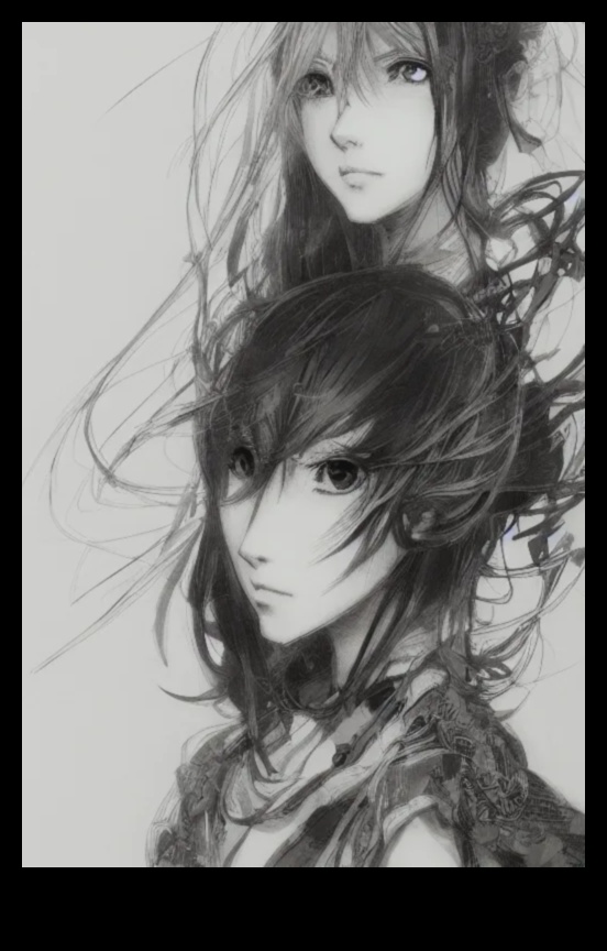 Portret anime: transmiterea personalității cu cerneală și creion