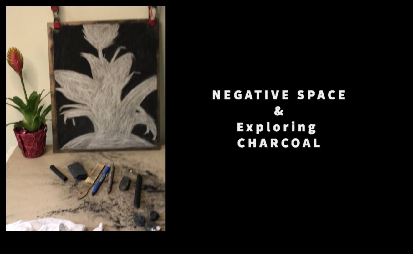 Magia spațiului negativ în cărbune 8 Explorarea spațiului negativ: crearea unor goluri artistice în cărbune