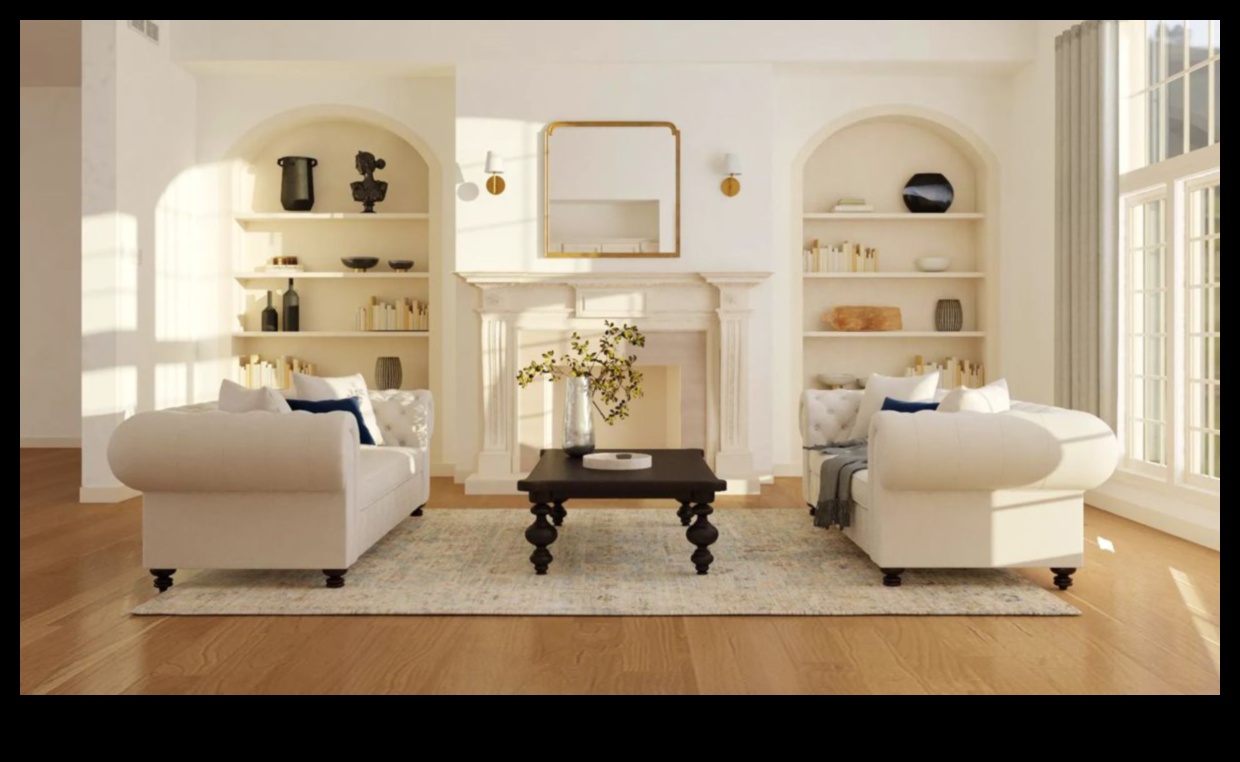 Simetrie și echilibru în designul interior 2 Simetria perfectă 8 concepte de decor interior echilibrat