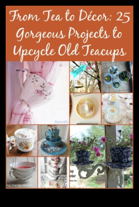 Accesorii DIY pentru iubitorii de ceai: Meșteșuguri cu cești de ceai și farfurioare