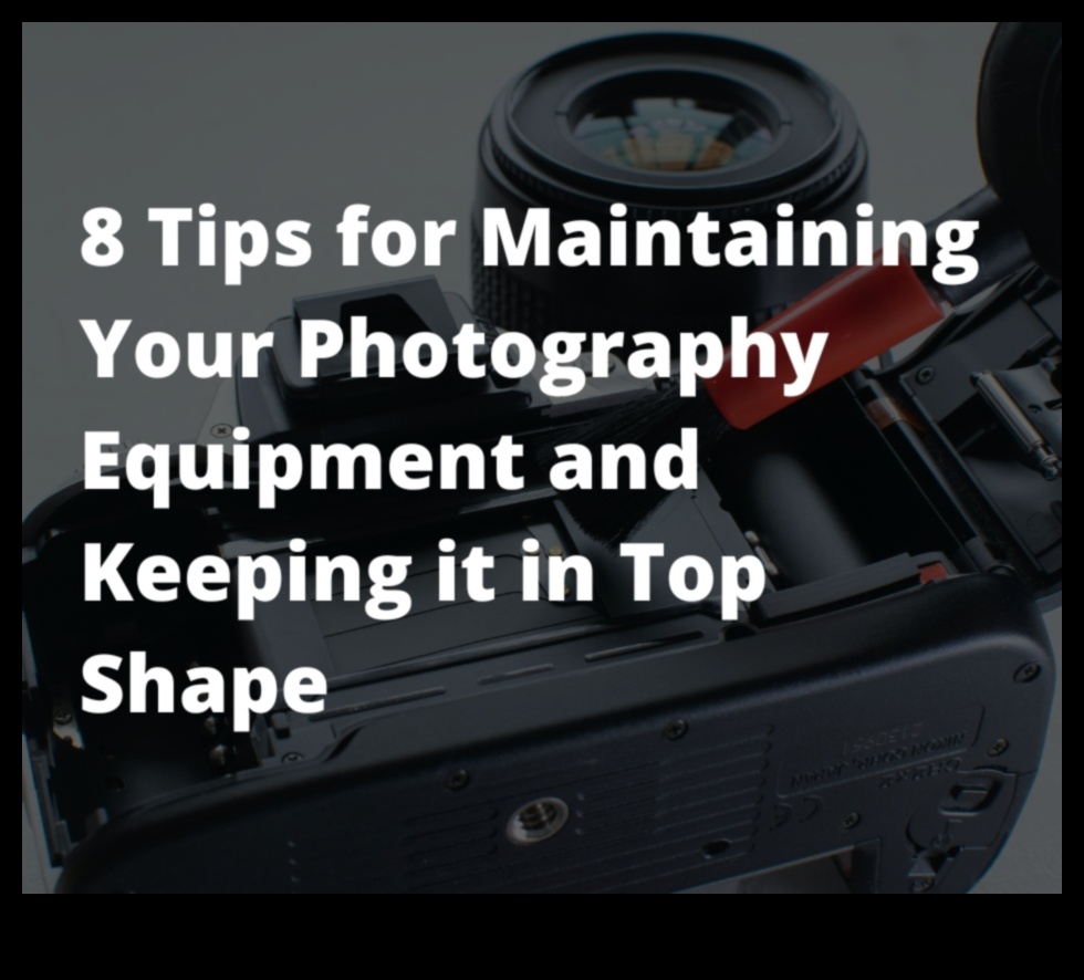 Cum să vă păstrați echipamentul de fotografie în formă de vârf 1 Întreținerea echipamentului de fotografie DIY: Păstrați-vă echipamentul în formă maximă