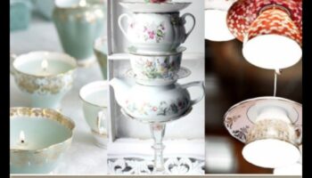 Accesorii DIY pentru iubitorii de ceai: Meșteșuguri cu cești de ceai și farfurioare