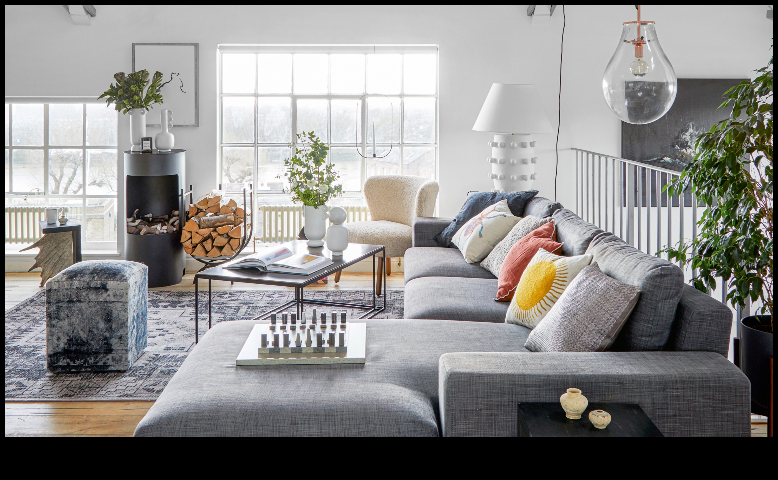 Idei de decor pentru sufragerie industriale vintage